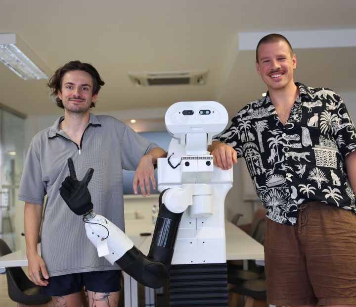 Team SCIDEA Lab Robotik mit Roboter